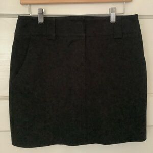 INC International Concepts cotton canvas Stretch Black Pencil Mini Skirt Size 4